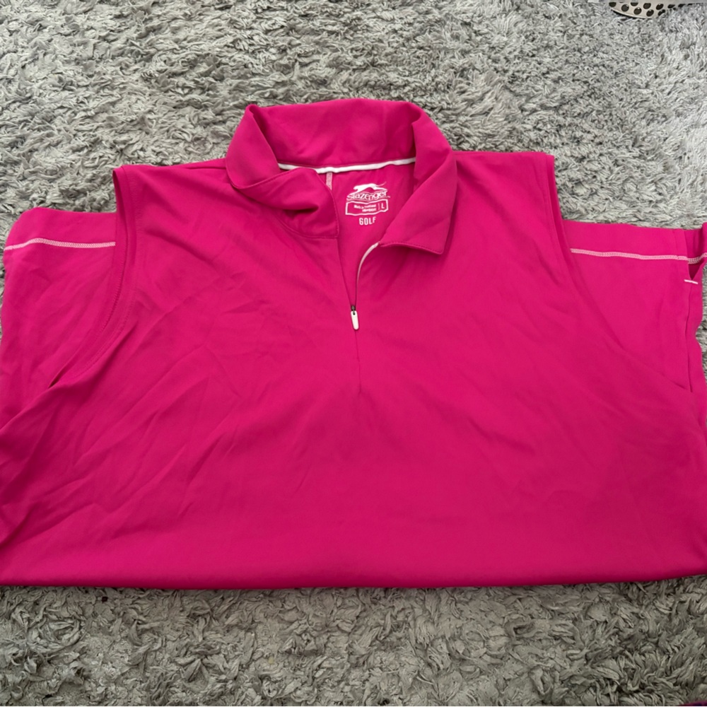 Bright Pink Polo Shirt